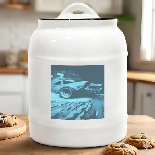 Car Muscle Car Vintage Retro vintage Ceramic Cookie Jars