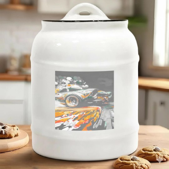 Car Muscle Car Vintage Retro classic car Ceramic Cookie Jars