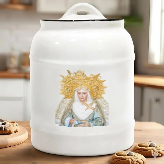 Virgin Mary Mother of Jesus Madonna Ceramic Cookie Jars