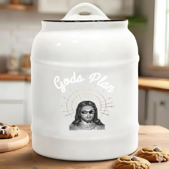 Gods Plan Ceramic Cookie Jars