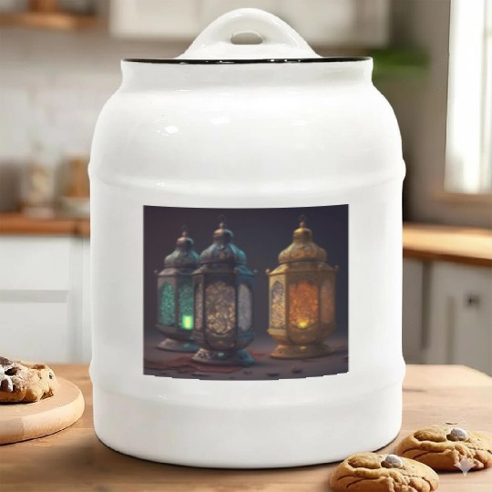 Ramadan lanterns Ceramic Cookie Jars