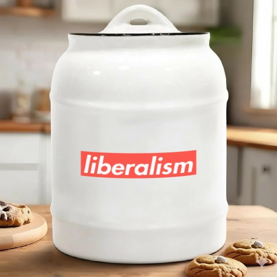 Liberalism Capitalism Politics Gift Ceramic Cookie Jars