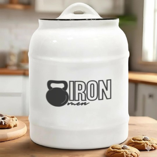 Iron men Ceramic Cookie Jars