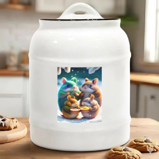 Cute Totoro Ceramic Cookie Jars