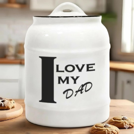 i love my dad Ceramic Cookie Jars