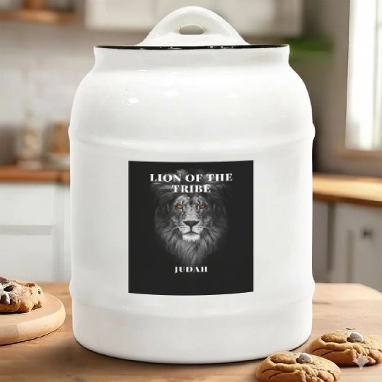 Lion of Judah Coffee cup Ceramic Cookie Jars