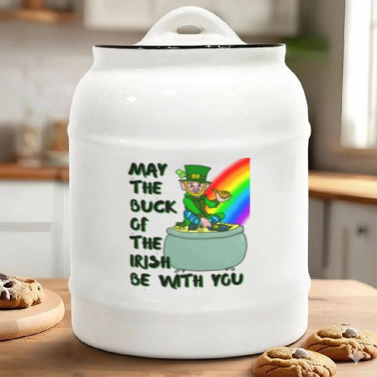 Luck of the Irish Ceramic Cookie Jars
