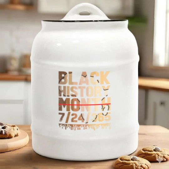 Black History Month Juneteenth BLM Black History 3 Ceramic Cookie Jars