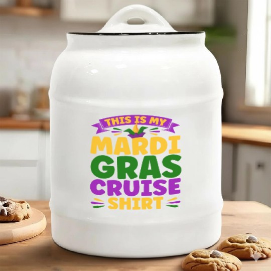 Mardi Gras Cruise Mardi Gras Mardi Gras Parade Gif Ceramic Cookie Jars