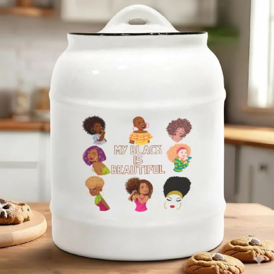 My Black Is Beautiful Ceramic Cookie Jars