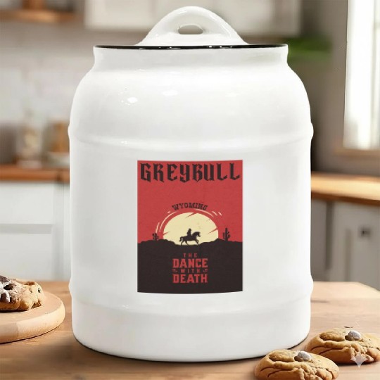 Greybull Wyoming wild west town Ceramic Cookie Jars