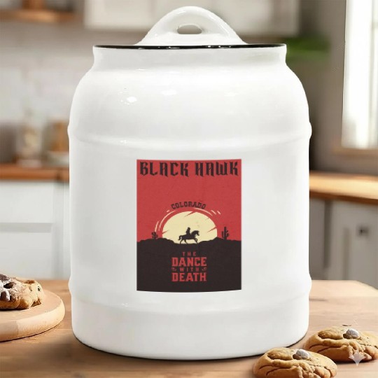 Black Hawk Colorado wild west town Ceramic Cookie Jars