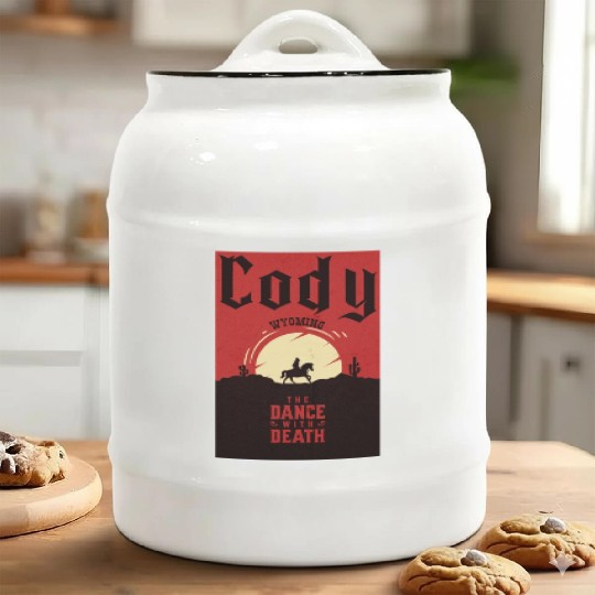 Cody Wyoming wild west town Ceramic Cookie Jars
