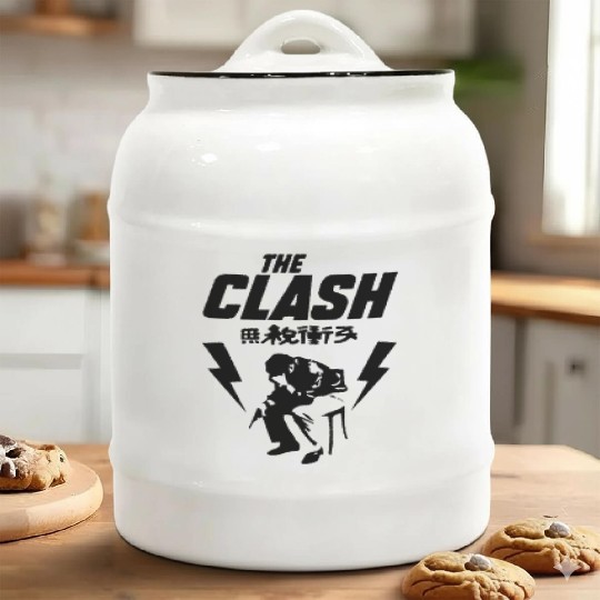 The Clash London Crime Fanart Ceramic Cookie Jars