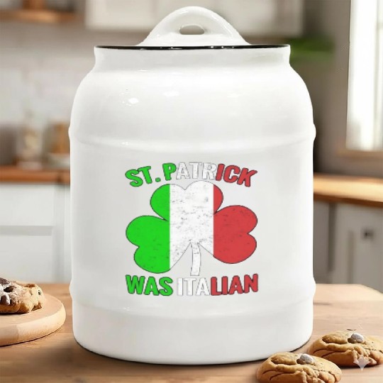 Happy ST.Patrick Ceramic Cookie Jars
