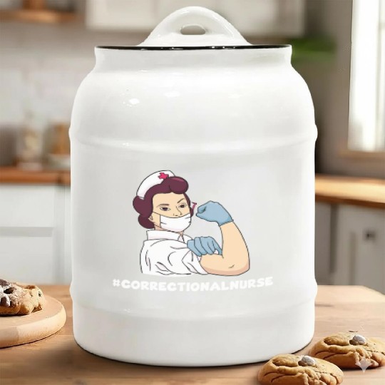 Great Correctional Nurse Prison Nurse Ceramic Cookie Jars