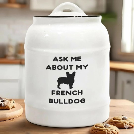 Ask me about my French Bulldog Ceramic Cookie Jars