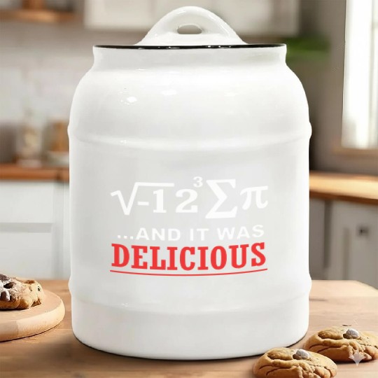 Math I Ate Some Pie And It Was Delicious Pi Day Ceramic Cookie Jars