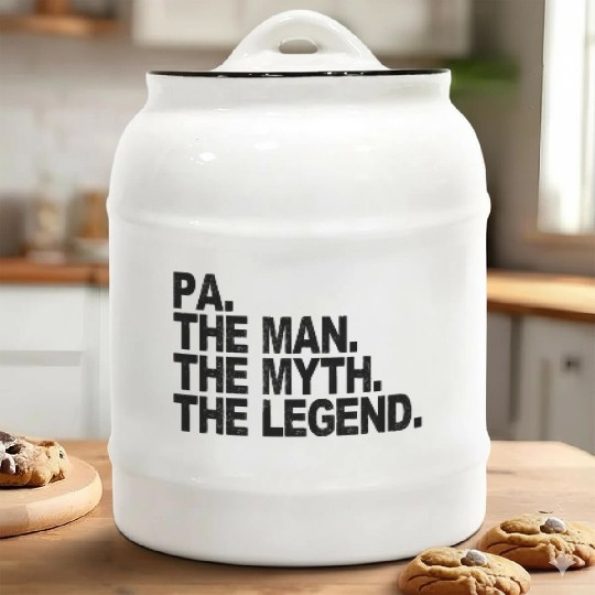 Pa The Man The Myth The Legend tees Ceramic Cookie Jars
