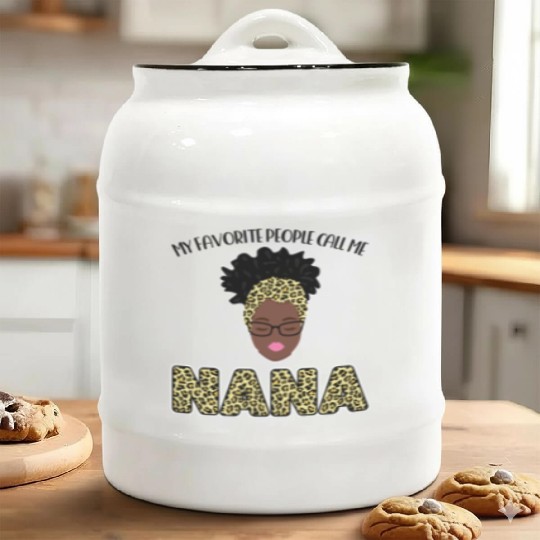 My favorite people call me nana nana Ceramic Cookie Jars