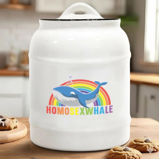 Gay Rights Rainbow Pride Month LGBTQ Gay Pride Ceramic Cookie Jars