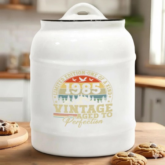 Vintage Limited Edition One Of A Kind 1985 Ceramic Cookie Jars