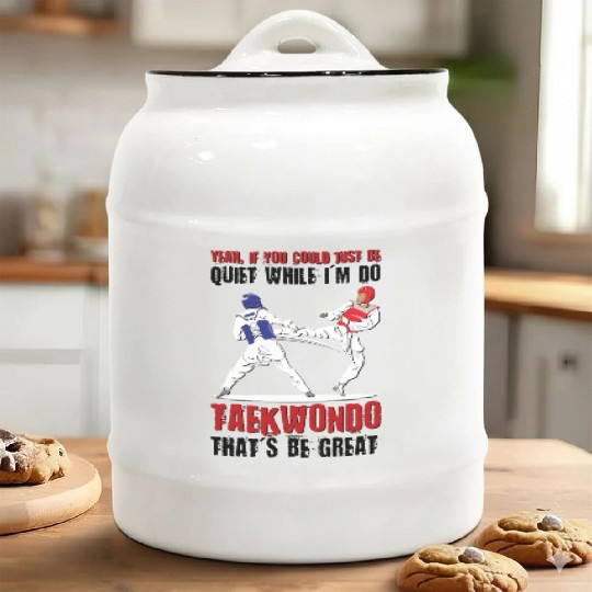 I'm do Taekwondo that'd be great Ceramic Cookie Jars