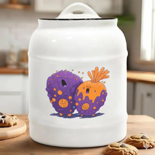 crazy carrot Ceramic Cookie Jars