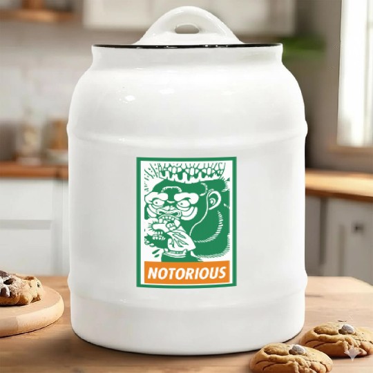 Notorious Irish Gorilla Ceramic Cookie Jars