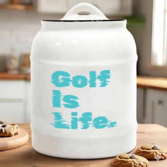 I Like Golfing, Golf Player, Golf Is Life Ceramic Cookie Jars