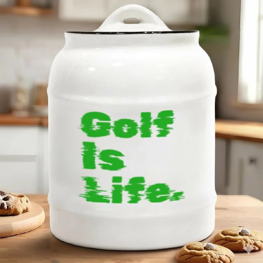 I Like Golfing, Golf Player, Golfing, Golf Is Life Ceramic Cookie Jars
