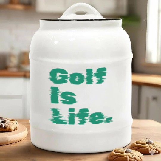I Like Golfing, Golf Player, Golf Is Life Ceramic Cookie Jars