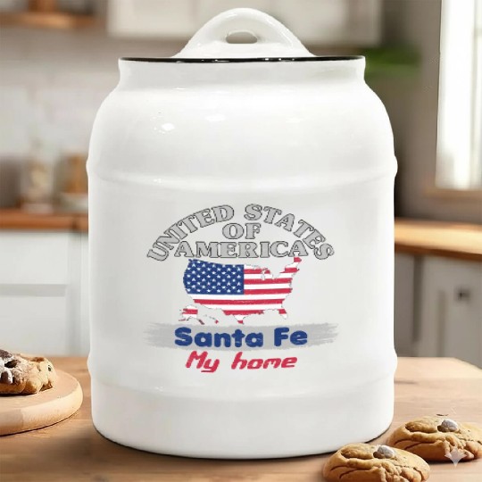 United States of America - Santa Fe my home - USA Ceramic Cookie Jars