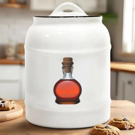 Bourbon Bottle Ceramic Cookie Jars