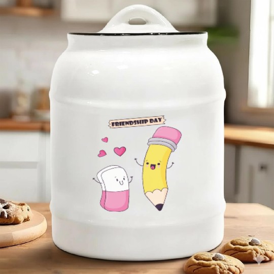 HELLO KINDERGARTEN - FRIENDSHIP DAY Ceramic Cookie Jars