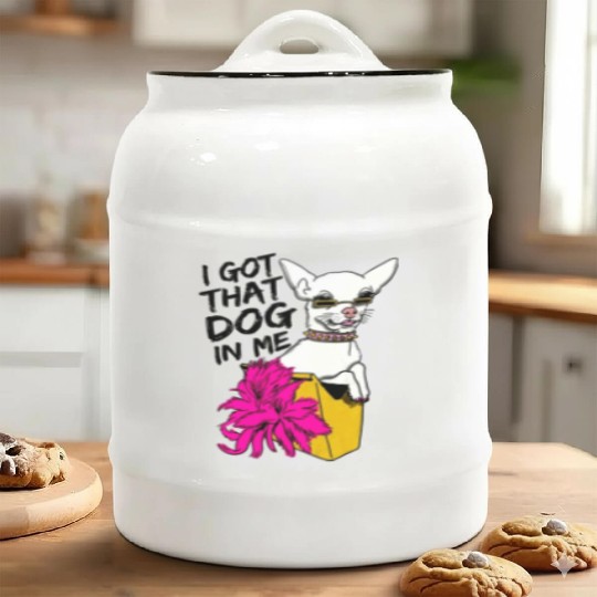 I GOT THAT DOG In me Ceramic Cookie Jars