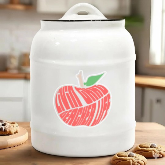 Teacher Life Ceramic Cookie Jars