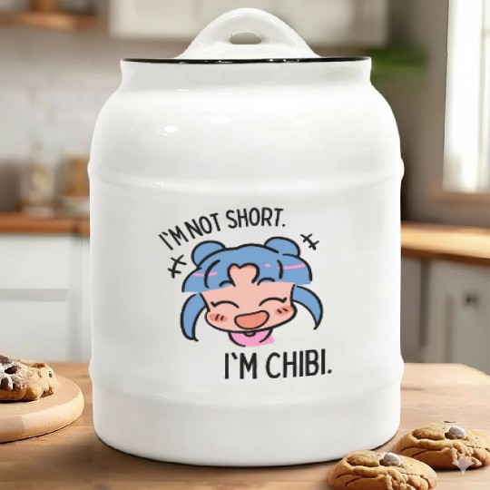 Funny Chibi Ceramic Cookie Jars