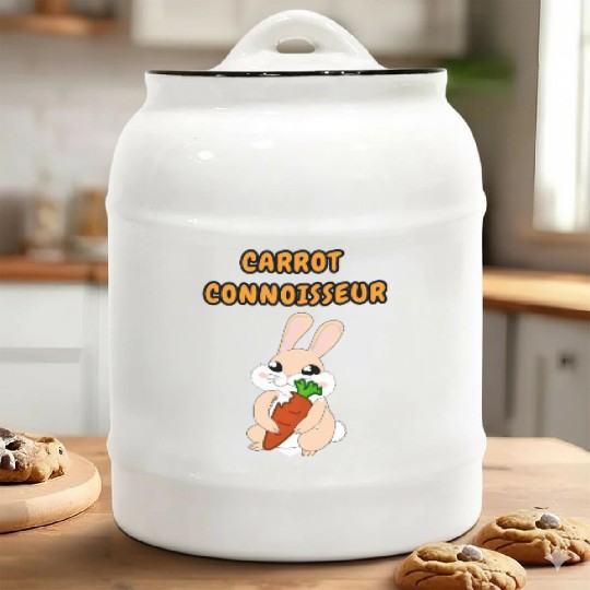 Carrot connoisseur Ceramic Cookie Jars