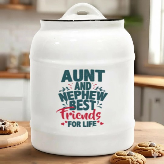 Aunt And Nephew Best Friends Ceramic Cookie Jars