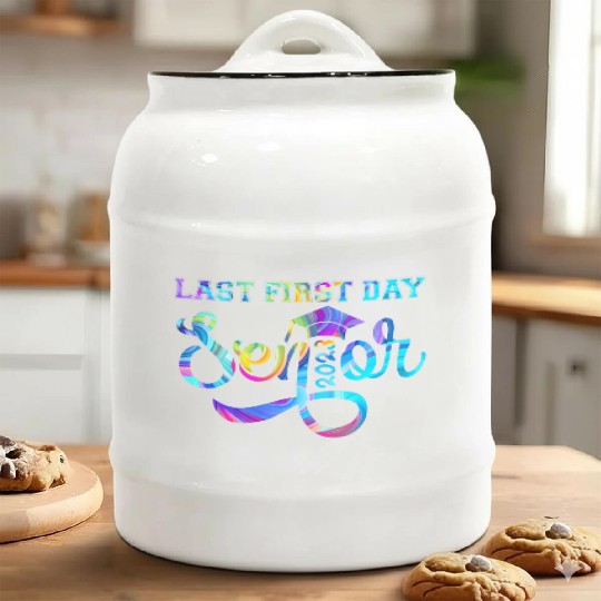 My Last First Day Senior Class Of 2023 s Back to S Ceramic Cookie Jars