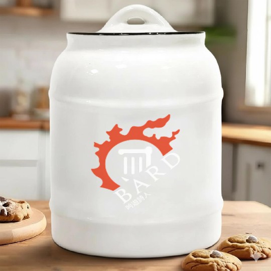 Bard For Warriors Of Light Darkness Ceramic Cookie Jars