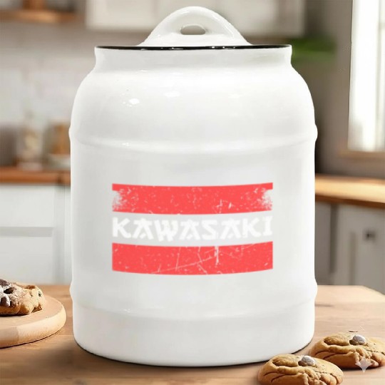 Kawasaki Japan Ceramic Cookie Jars