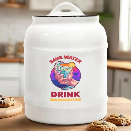 Margarita Save The Environment Ceramic Cookie Jars
