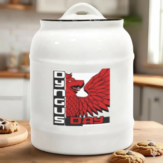 Dyngus Day Polish Eagle Poland Pride Ceramic Cookie Jars