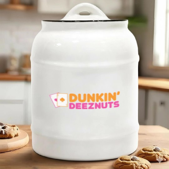 Dunkin Deez-Nuts Pocket Aces Ceramic Cookie Jars