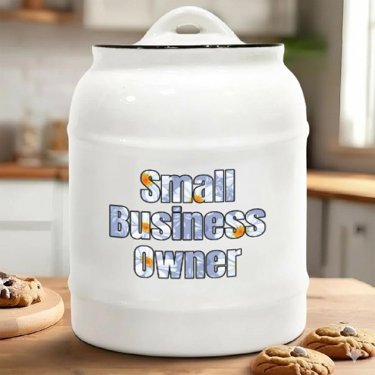 Small Business Oowner daisy Ceramic Cookie Jars