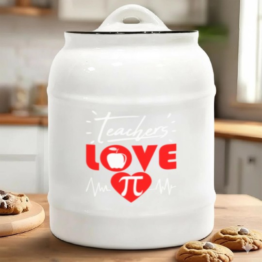 Pi Day Teacher Math Science Thank You 2020 Ceramic Cookie Jars