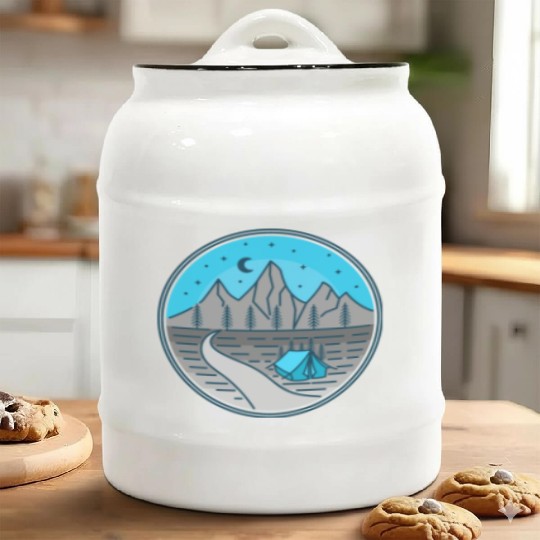 Mountain Nightwing Ceramic Cookie Jars