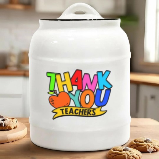 Thank you teacher - Gratitude Ceramic Cookie Jars